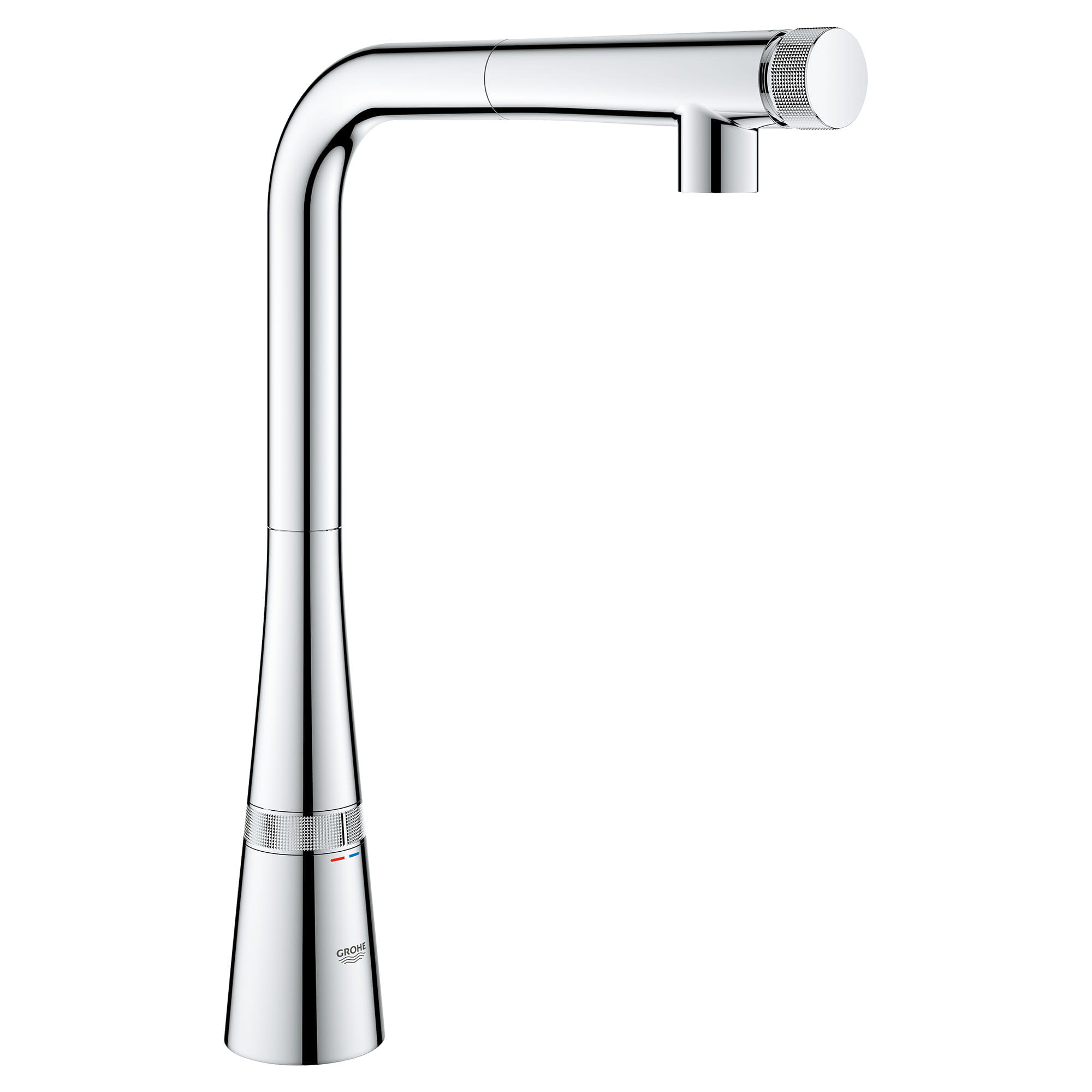 SmartControl Pull Out Single Spray Kitchen Faucet 175 GPM GROHE CHROME